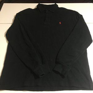 Polo Ralph Lauren Collar Neck Men's Large Black Sweatshirt
